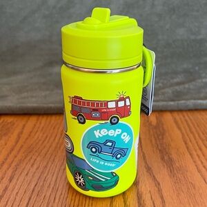 NWT 14 oz Life is Good Neon Transport Water Bottle